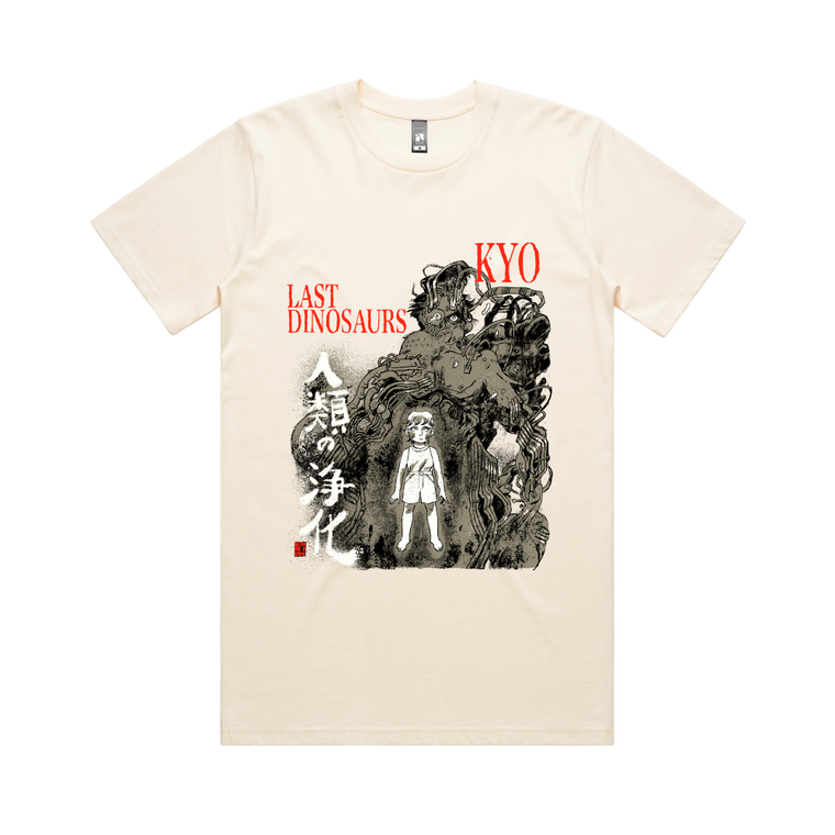 Last Dinosaurs / KYO Ecru T-Shirt ***PRE-ORDER***