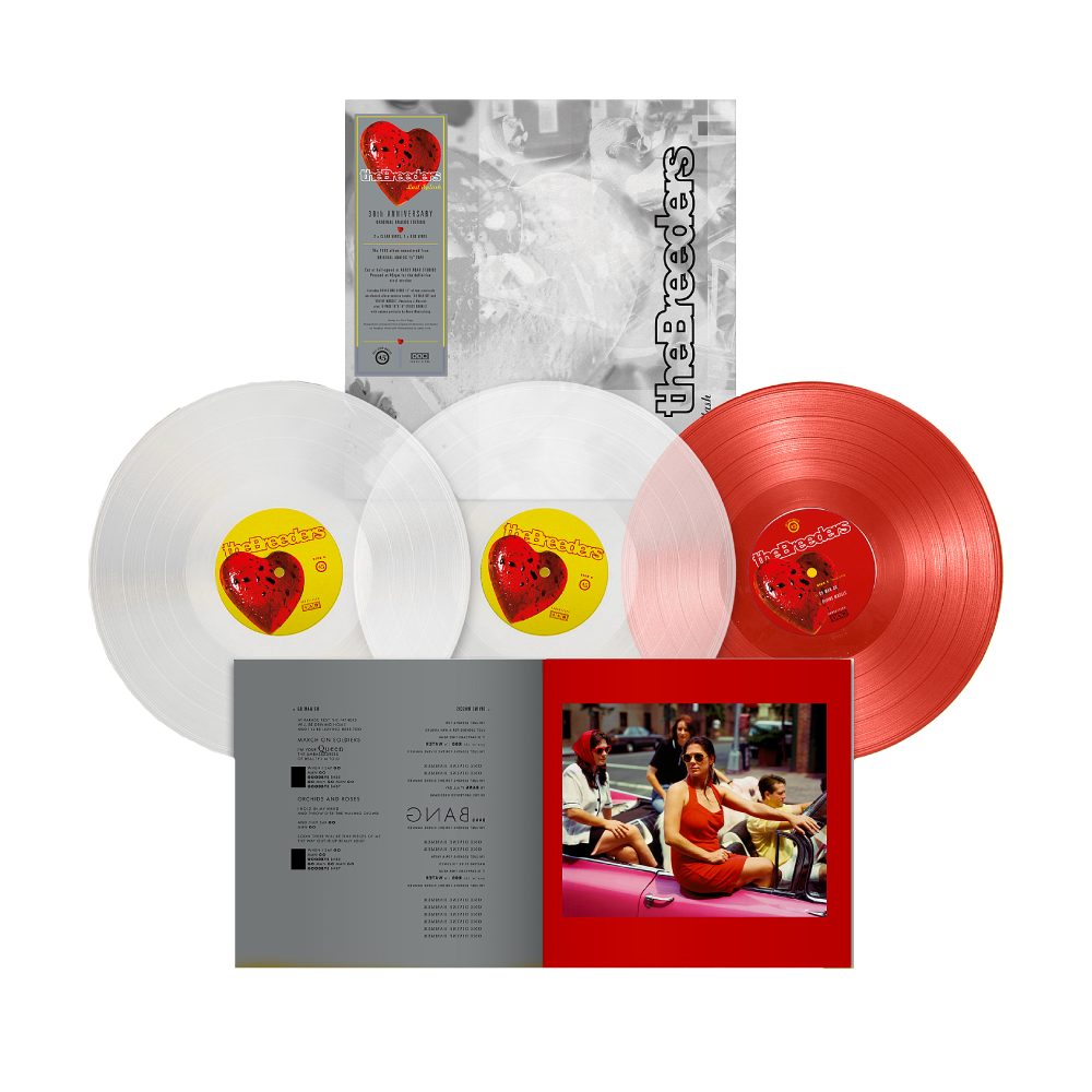 The Breeders / Last Splash: 30th Anniversary Edition 2xLP Clear + 12" Red Vinyl