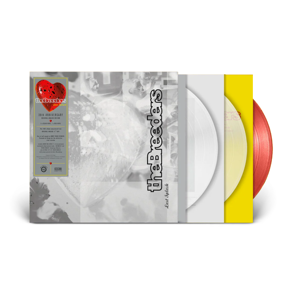 The Breeders / Last Splash: 30th Anniversary Edition 2xLP Clear + 12" Red Vinyl
