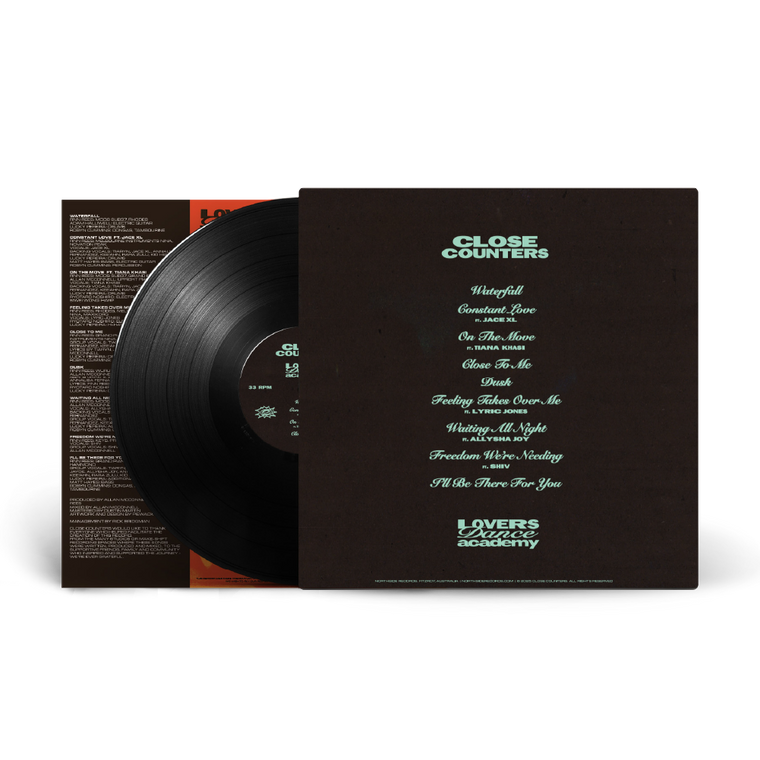 Close Counters / LOVERS DANCE ACADEMY LP Black Vinyl