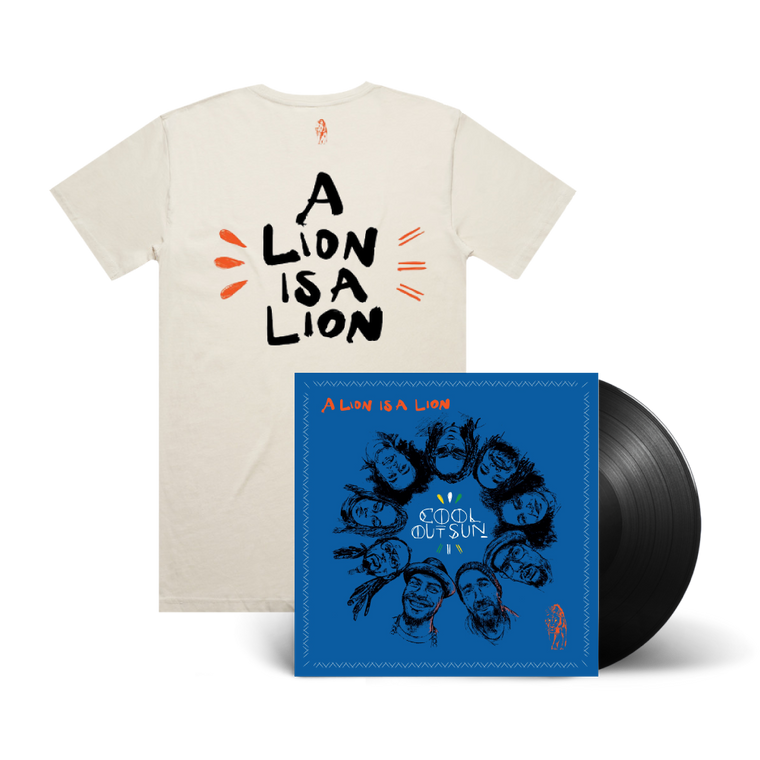 Cool Out Sun / A Lion is a Lion LP Black Vinyl & Lion is a Lion T-Shirt Bundle ***PRE-ORDER***