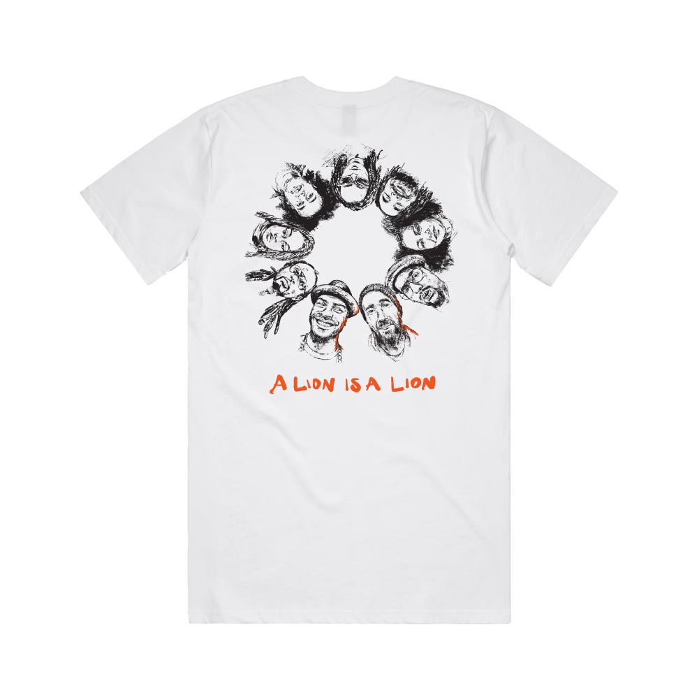 Cool Out Sun / Faces White T-Shirt