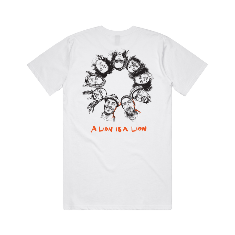 Cool Out Sun / Faces White T-Shirt