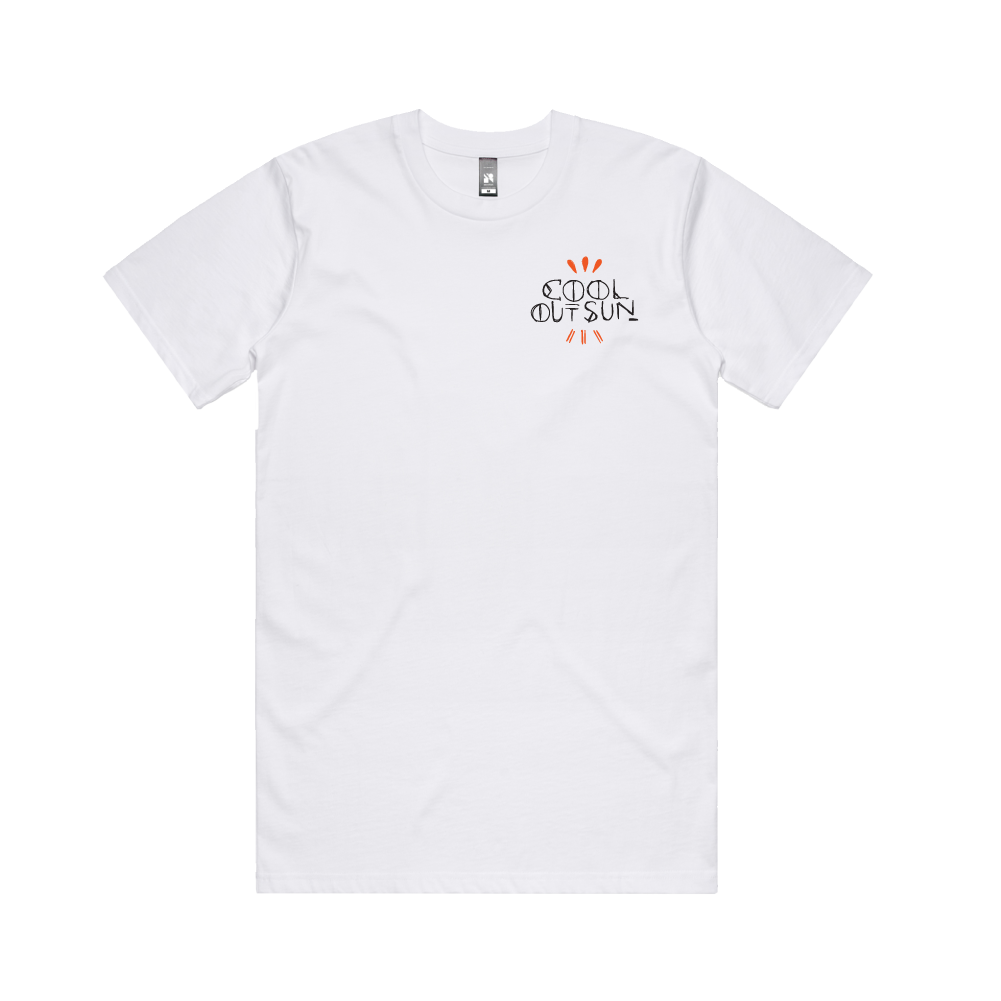 Cool Out Sun / Faces White T-Shirt