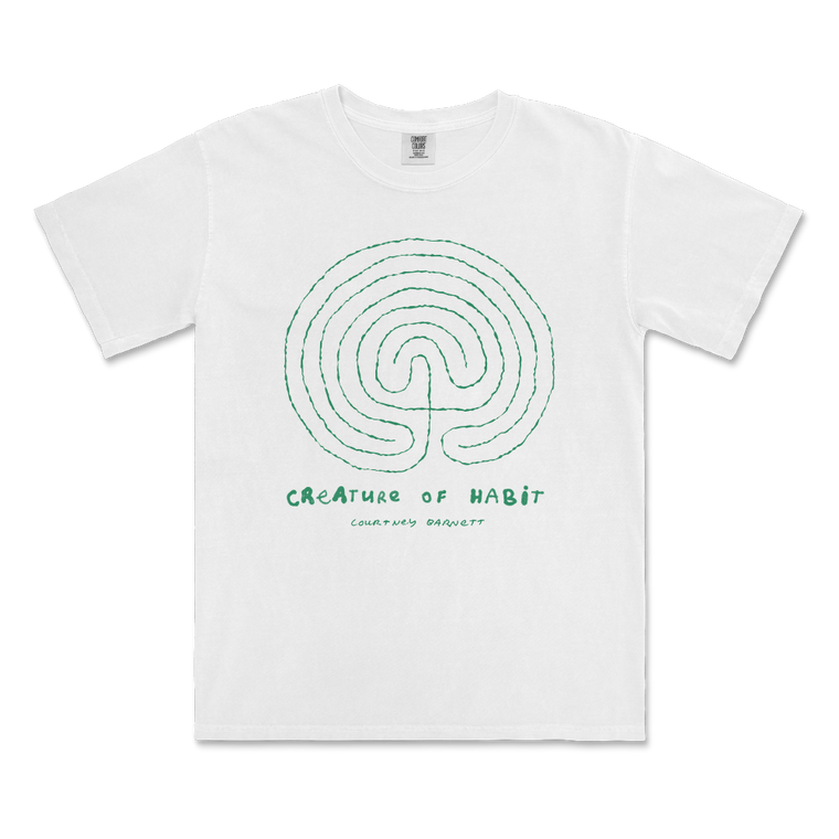 Courtney Barnett / Creature Of Habit White T-Shirt