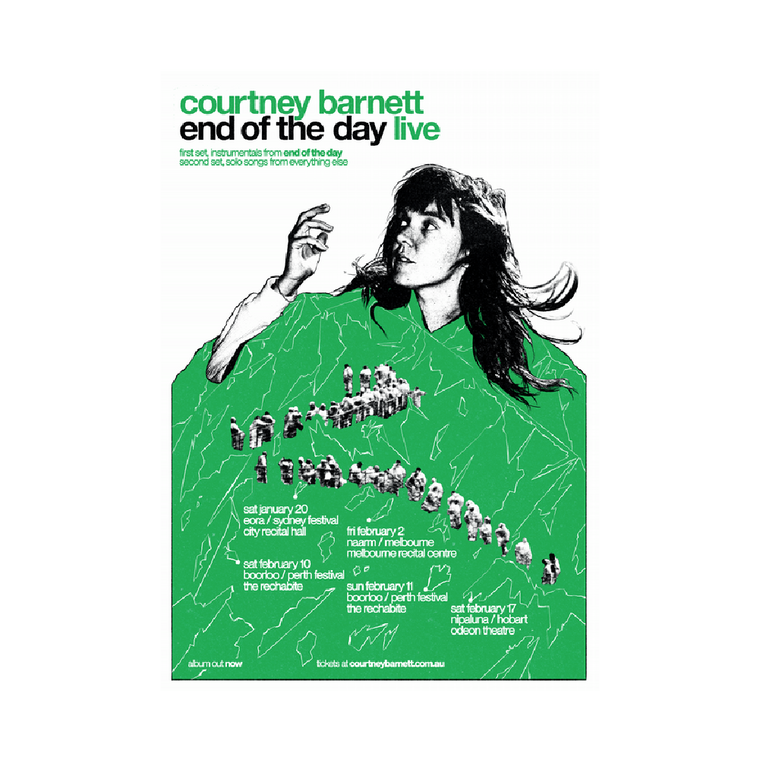 Courtney Barnett / 'End of the Day' Tour Poster