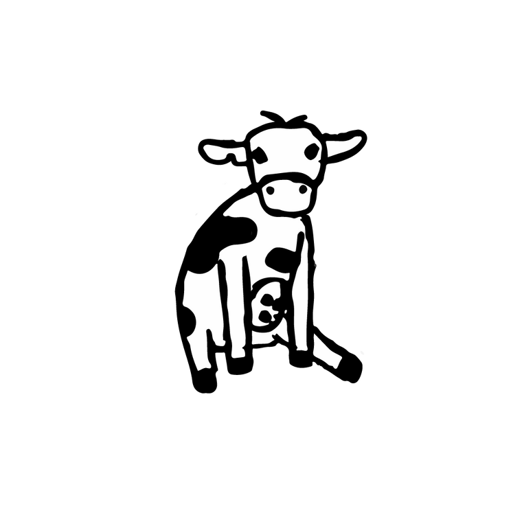 Cowboy Malfoy / Cow Sticker