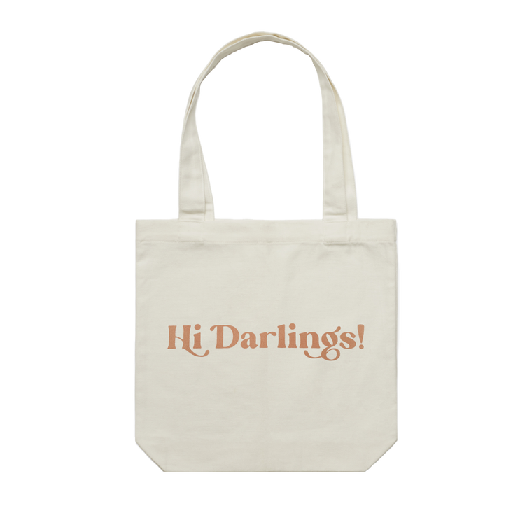 Gretta Ray / Positive Spin Cream Tote