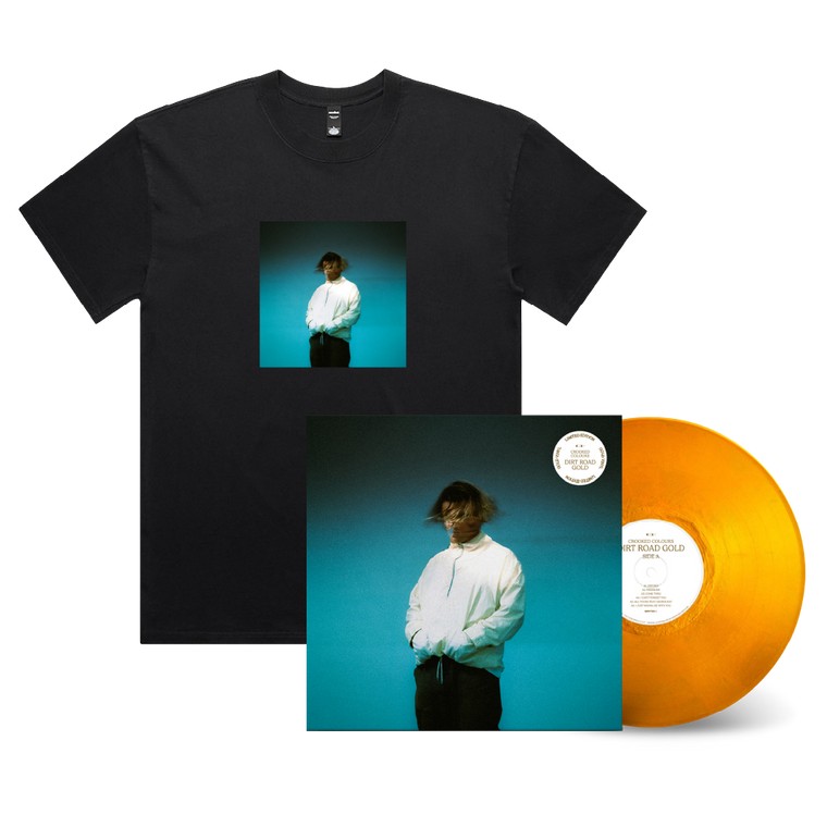 Crooked Colours / Dirt Road Gold (Limited Edition - Gold Vinyl) & T-Shirt ***PREORDER***