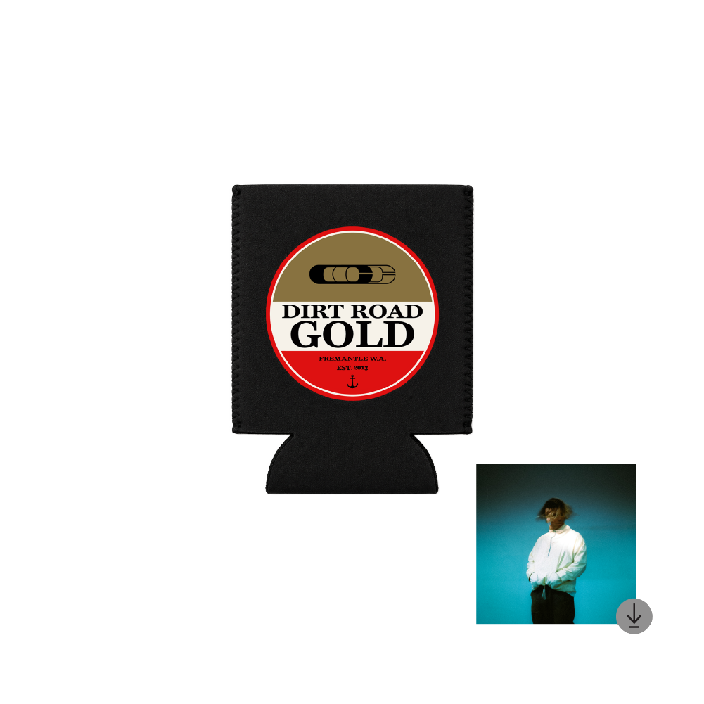Crooked Colours / Dirt Road Gold Stubby Holder + Digital Download ***PREORDER***