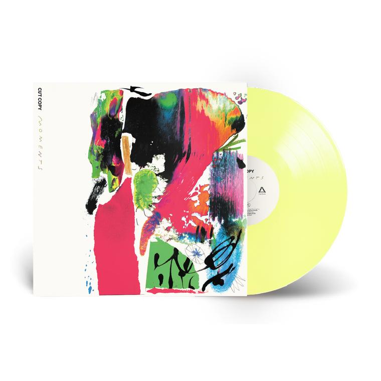 Cut Copy / Moments LP Deluxe Edition Light Yellow Opaque Vinyl