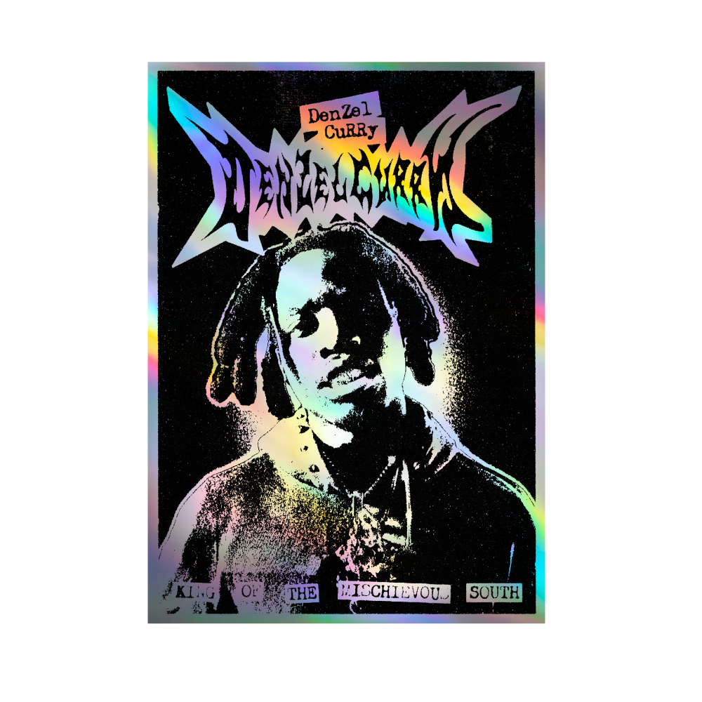 Denzel Curry / Limited Edition Australian Exclusive Lenticular Poster ***PRE-ORDER***