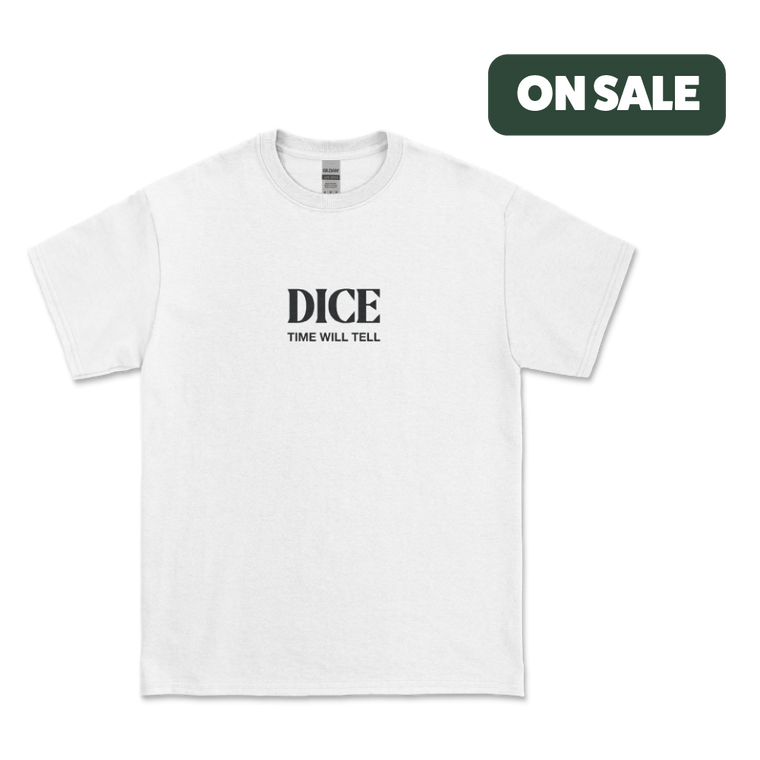 DICE / Tracklisting White T-Shirt
