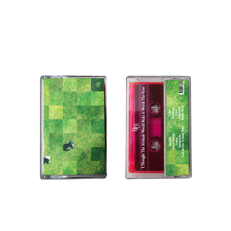 DICE / I Thought The Altitude Would Make it Worth The View Limited Edition Signed Transparent Pink Cassette