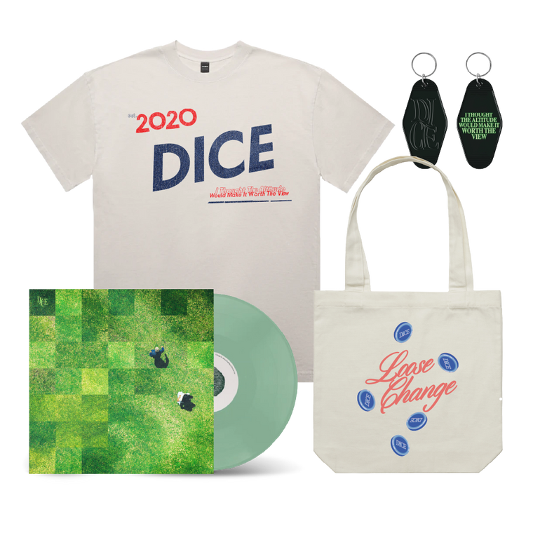 DICE / I Thought The Altitude Would Make It Worth The View LP Everything Bundle