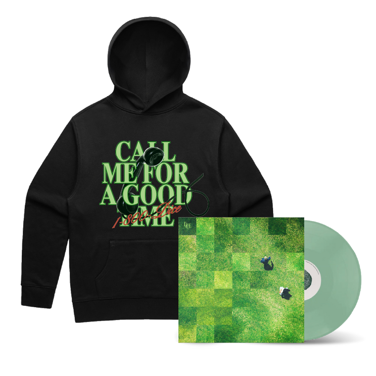 DICE / I Thought The Altitude Would Make It Worth The View LP Eucalyptus Green Vinyl & Black Hood Bundle ***PRE-ORDER***