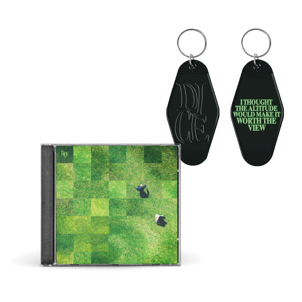 DICE / I Thought The Altitude Would Make It Worth The View CD & Black Hotel Keyring ***PRE-ORDER***