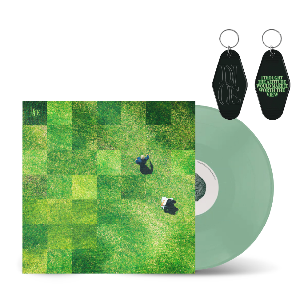 DICE / I Thought The Altitude Would Make It Worth The View LP Eucalyptus Green Vinyl & Keyring ***PRE-ORDER***