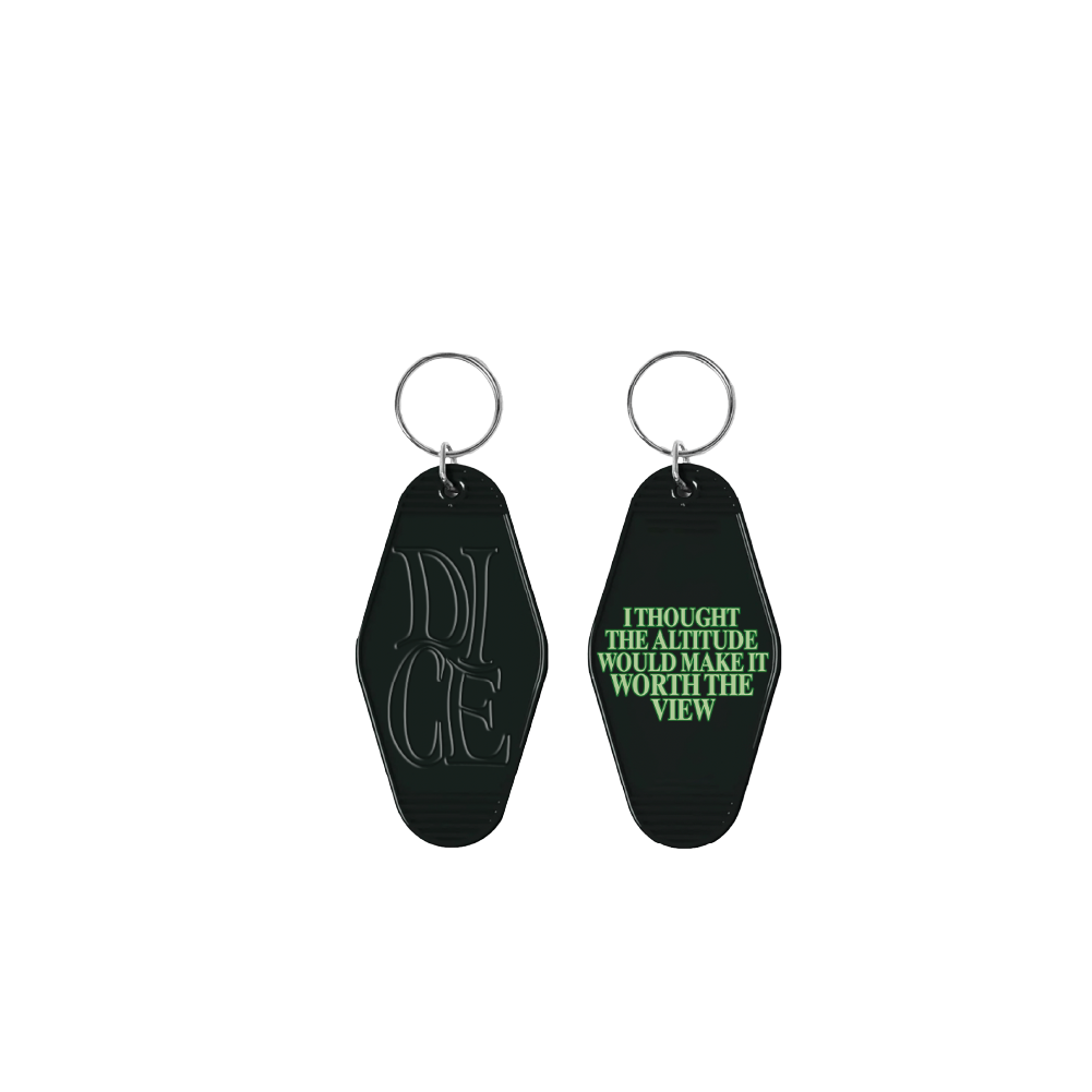 DICE / Black Hotel Keyring