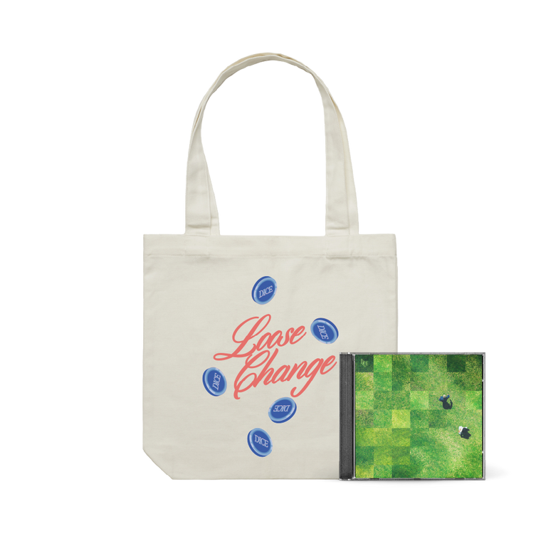 DICE / I Thought The Altitude Would Make It Worth The View CD & Cream Tote