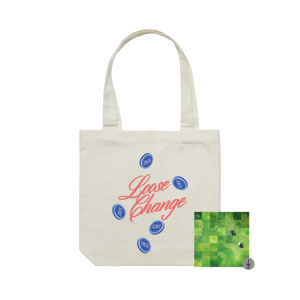DICE / Loose Change Cream Tote & Digital Download ***PRE-ORDER***