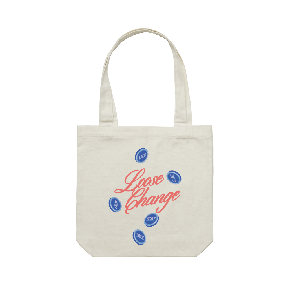 DICE / Loose Change Cream Tote