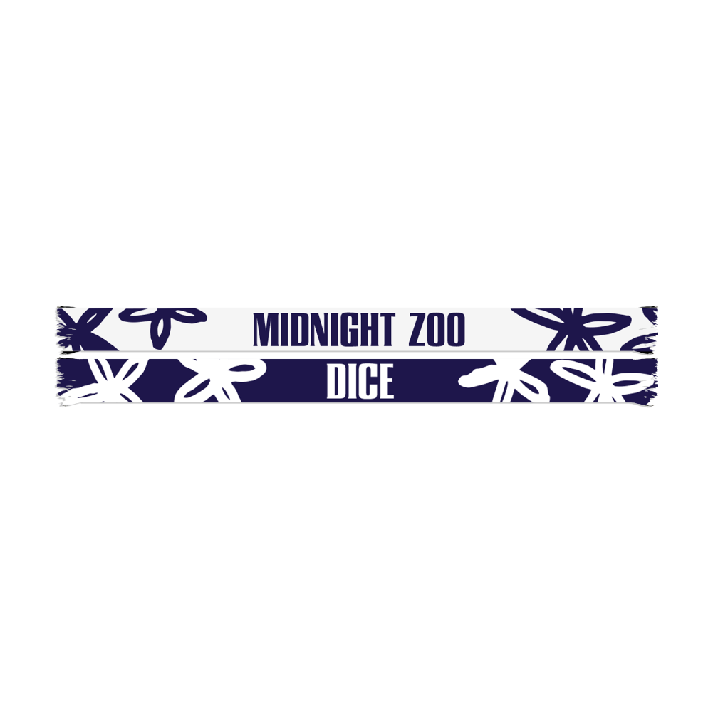 DICE / Midnight Zoo LP Purple & Black Marble Vinyl, Hoodie, T-Shirt & Scarf Bundle ***PRE-ORDER***