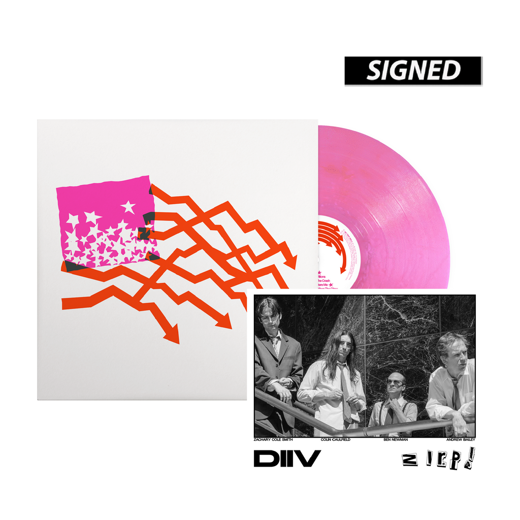 DIIV / ZIRP! LP Fluorescent Pink Vinyl & Signed 8x10 Print ***PRE-ORDER***