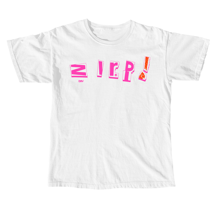 DIIV / ZIRP! White Tee ***PRE-ORDER***