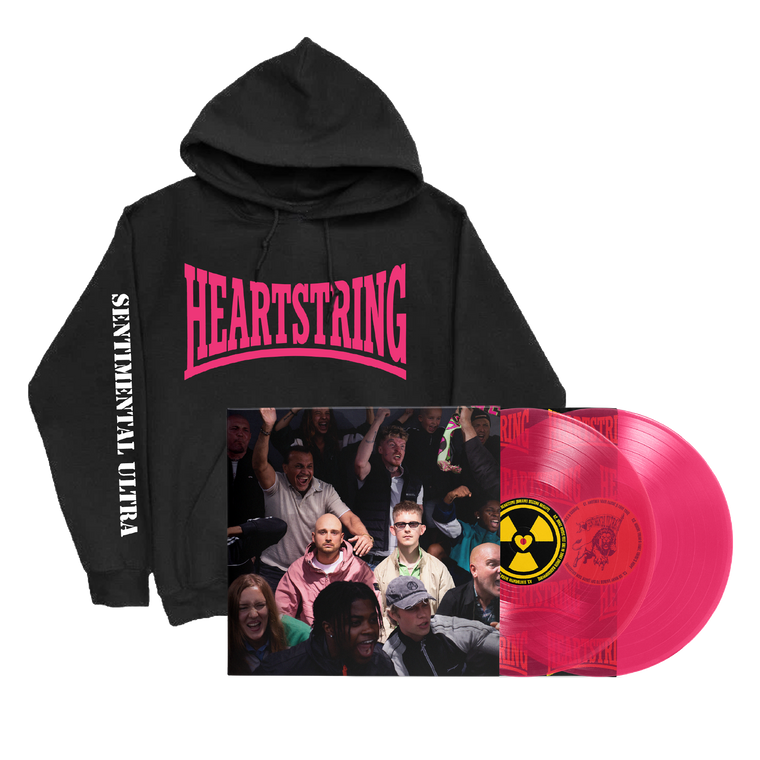 DJ HEARTSTRING / Sentimental Ultra 2LP Pink Transparent Fluorescent Vinyl & Logo Black Hoodie ***PRE-ORDER***