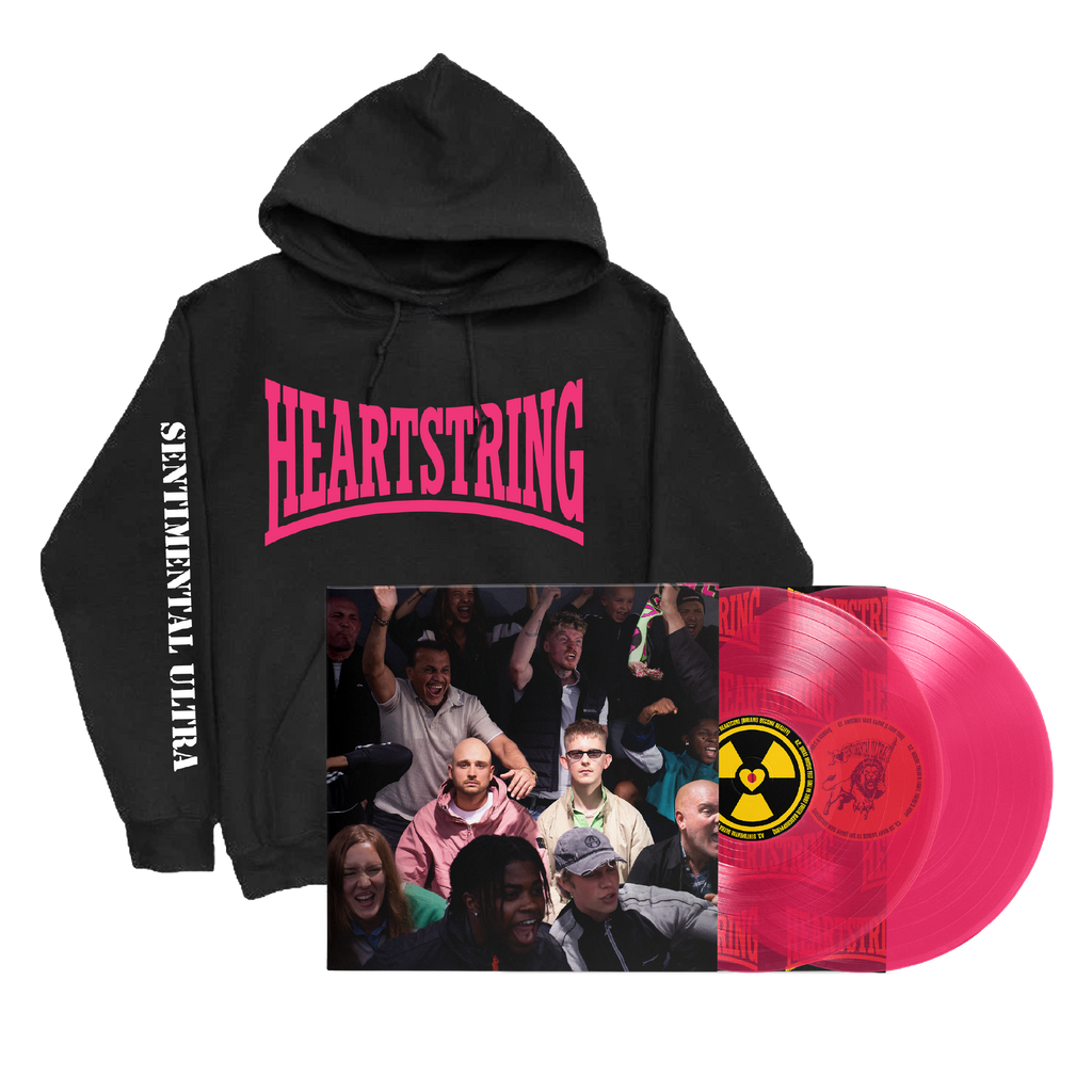 DJ HEARTSTRING / Sentimental Ultra 2LP Pink Transparent Fluorescent Vinyl & Logo Black Hoodie ***PRE-ORDER***