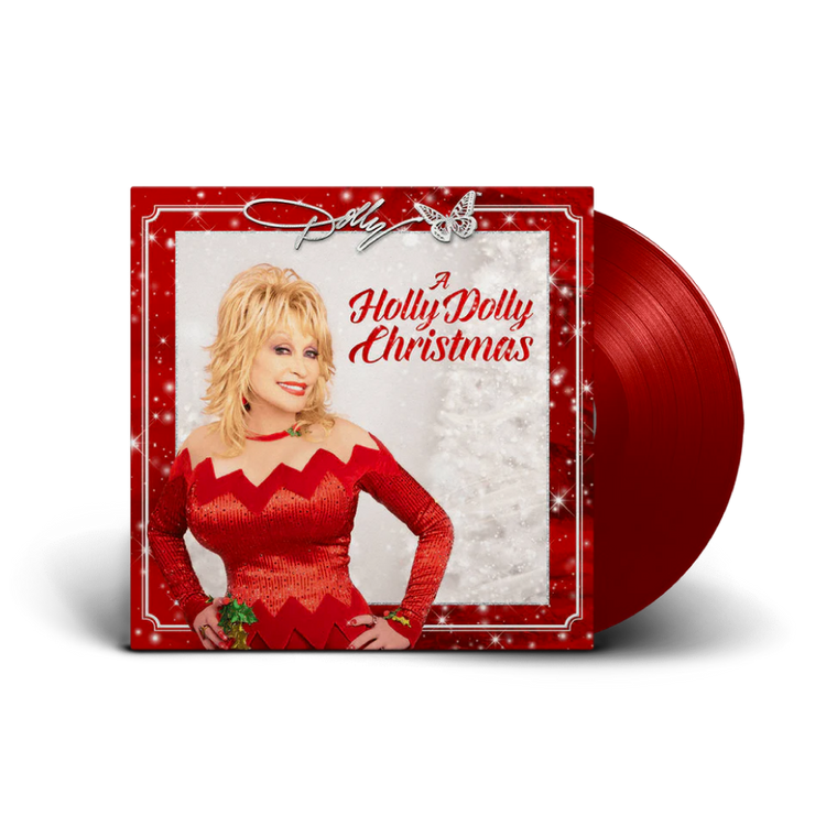 Dolly Parton / A Holly Dolly Christmas LP Red Opaque Vinyl