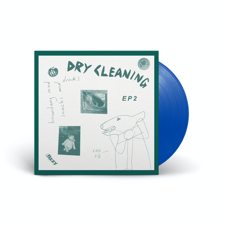 Dry Cleaning / Sweet Princess + Boundary Road Snacks and Drinks LP Limited Transparent Blue Vinyl