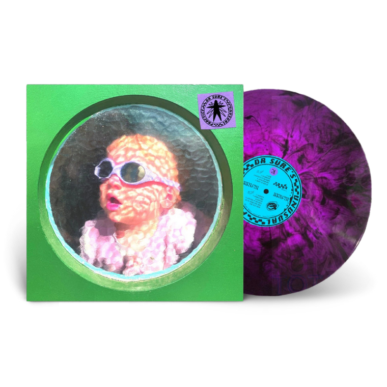 Dr Sure's Unusual Practice / Total Reality LP Purple Smoke Vinyl