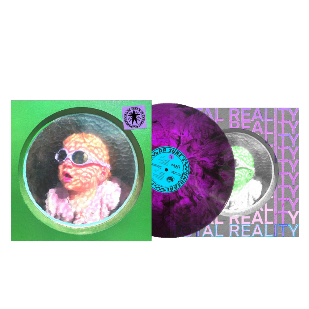 Dr Sure's Unusual Practice / Total Reality LP Purple Smoke Vinyl
