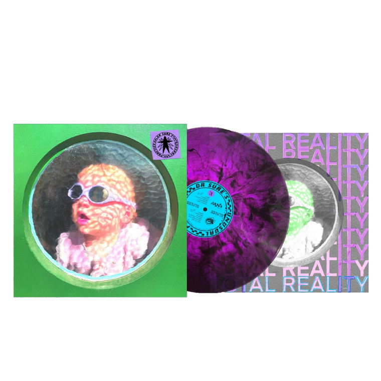 Dr Sure's Unusual Practice / Total Reality LP Purple Smoke Vinyl