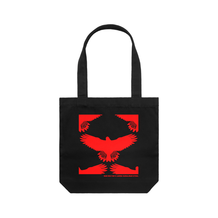 Dan Sultan / Birds Black Tote Bag