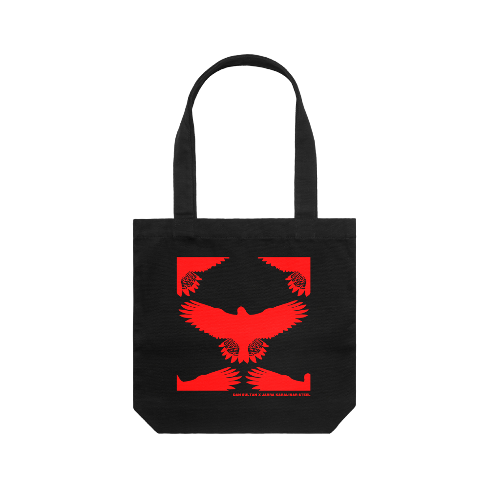 Dan Sultan / Birds Black Tote Bag