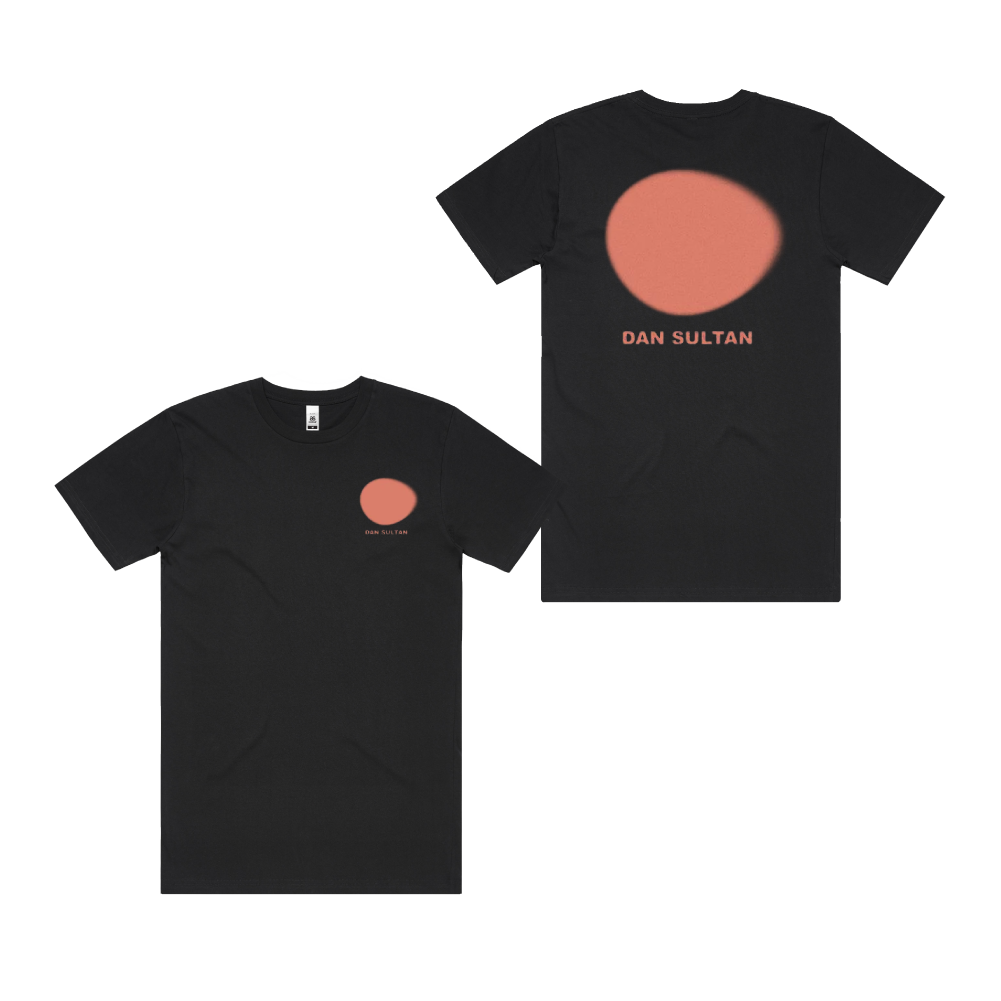 Dan Sultan / Blurred Circle Black T-Shirt