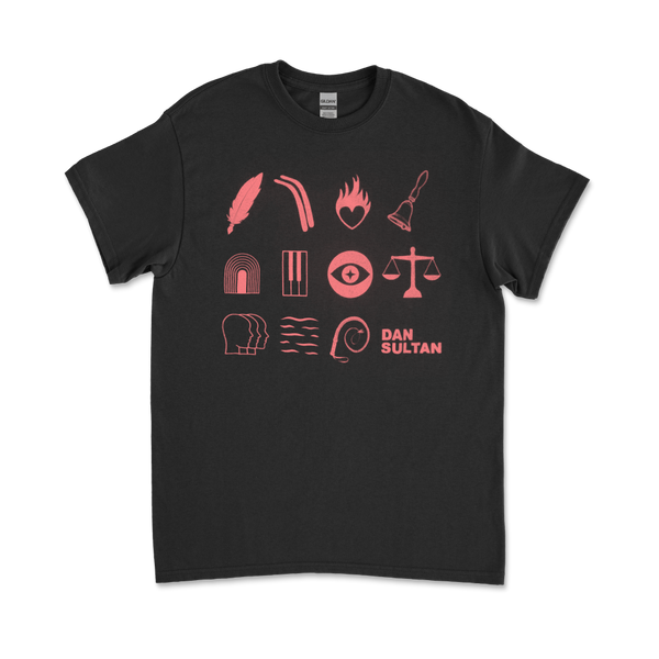 Dan Sultan / Icons T-Shirt Black – sound-merch.com.au