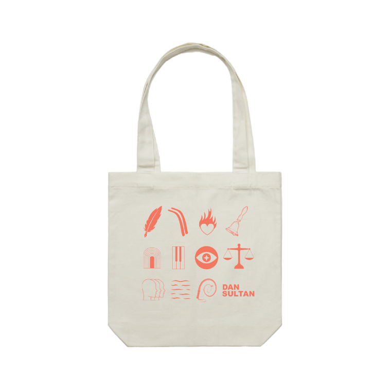 Dan Sultan / Icons White Tote Bag