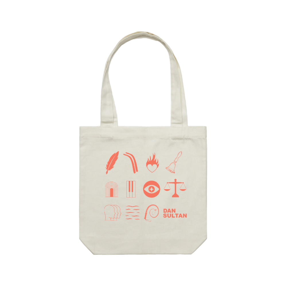 Dan Sultan / Icons White Tote Bag