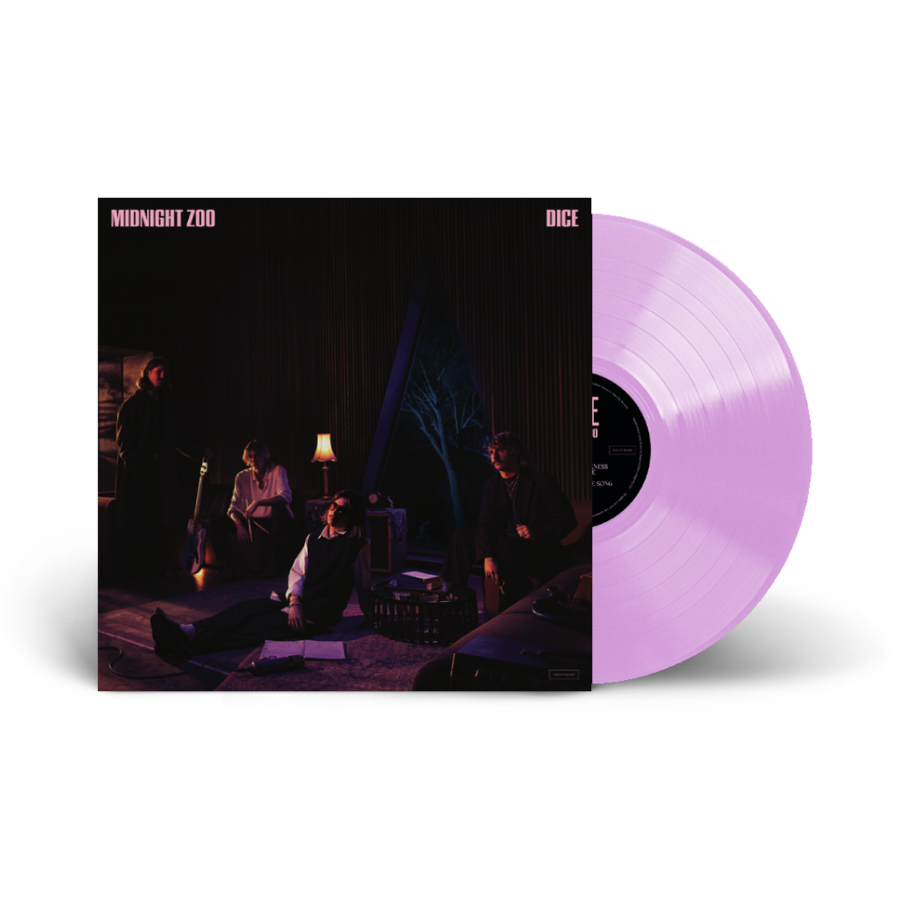 DICE / Midnight Zoo LP Clear Pink Vinyl & Midnight Blue Hoodie