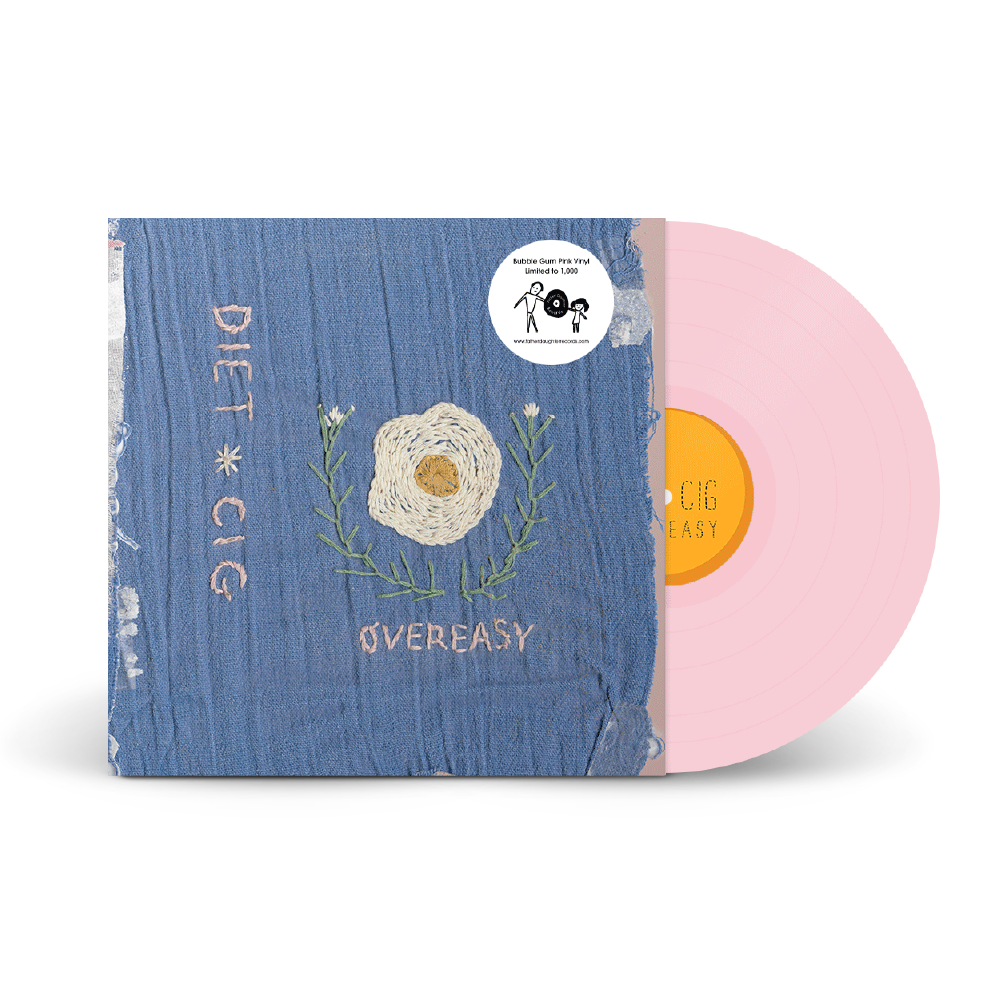 Diet Cig / Over Easy LP Bubblegum Pink Vinyl