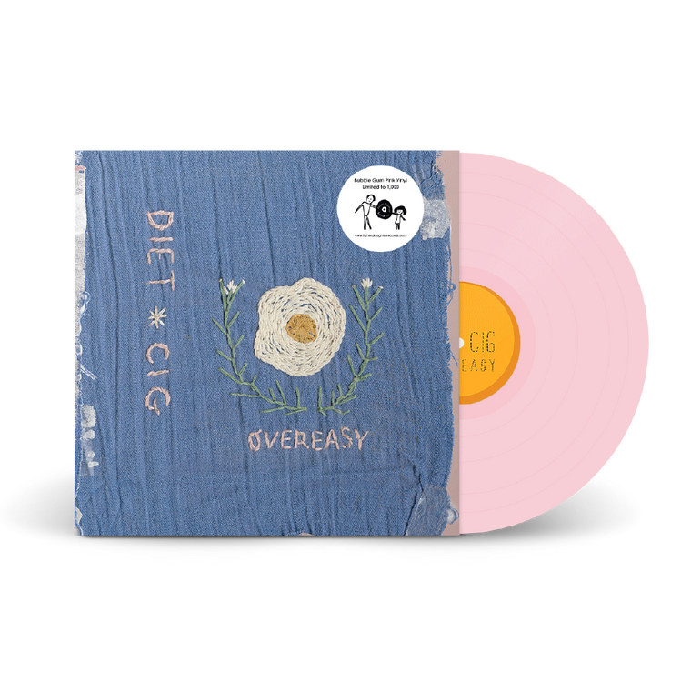 Diet Cig / Over Easy LP Bubblegum Pink Vinyl