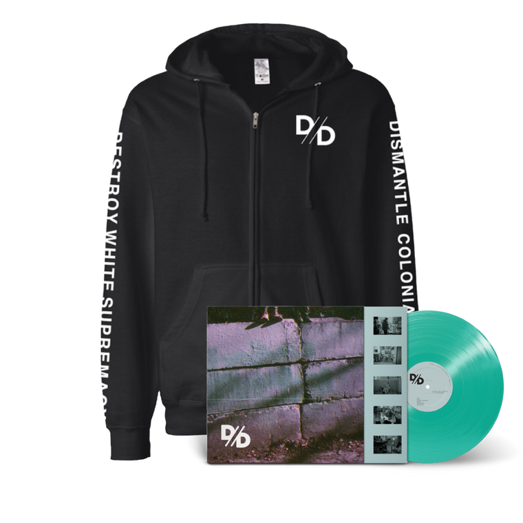 Divide and Dissolve / Systemic LP Green Vinyl & Black Hoodie Bundle