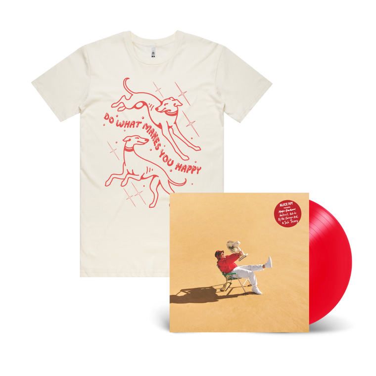 Alice Ivy / Do What Makes You Happy LP Vinyl & T-Shirt Bundle ***PRE-ORDER***