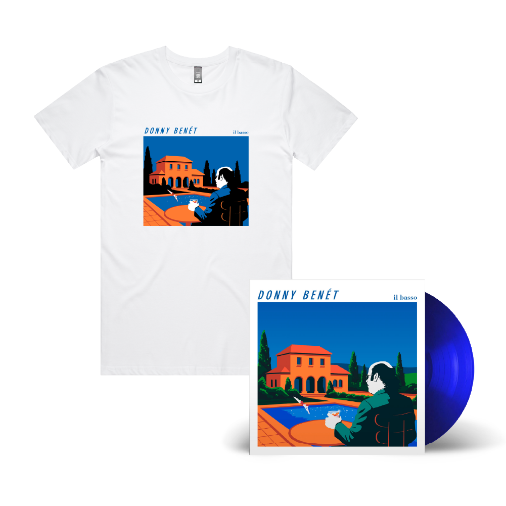 Donny Benét / Il Basso Royal Blue Vinyl & Tee Bundle ***PRE-ORDER***