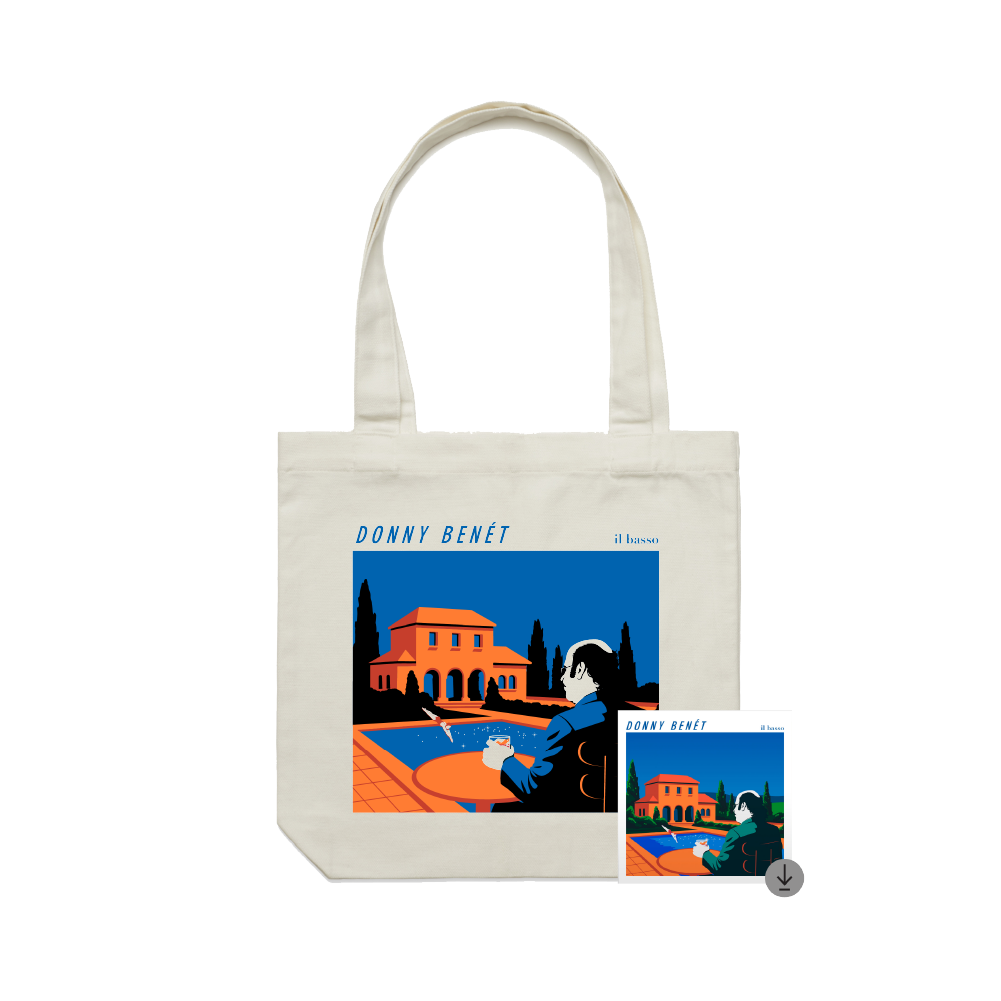 Donny Benét / Il Basso Cream Tote & Digital Download ***PRE-ORDER***