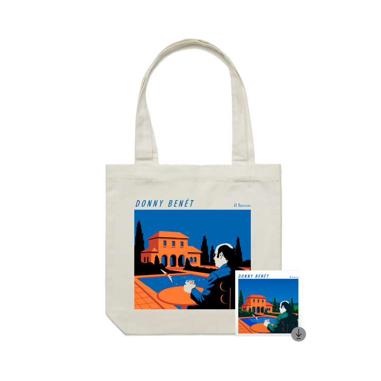 Donny Benét / Il Basso Cream Tote & Digital Download ***PRE-ORDER***